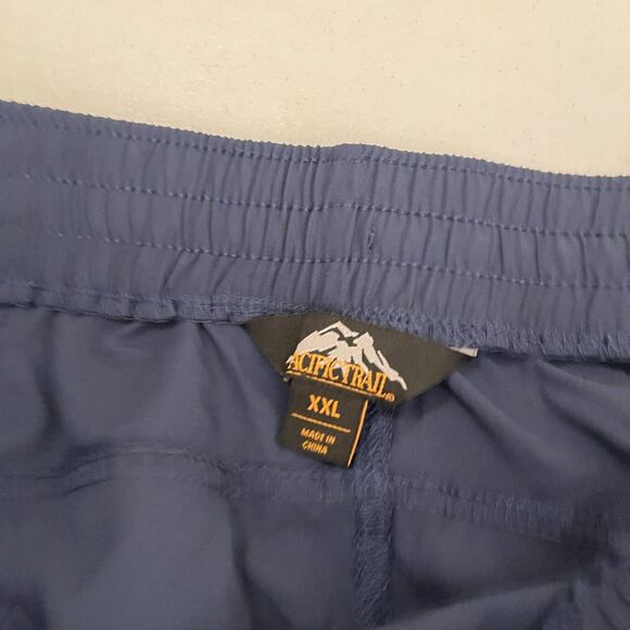 Pacific Trail Shorts Women's XXL Blue Outdoor Athletic Drawstring 4" NWT - Picture 6 of 10